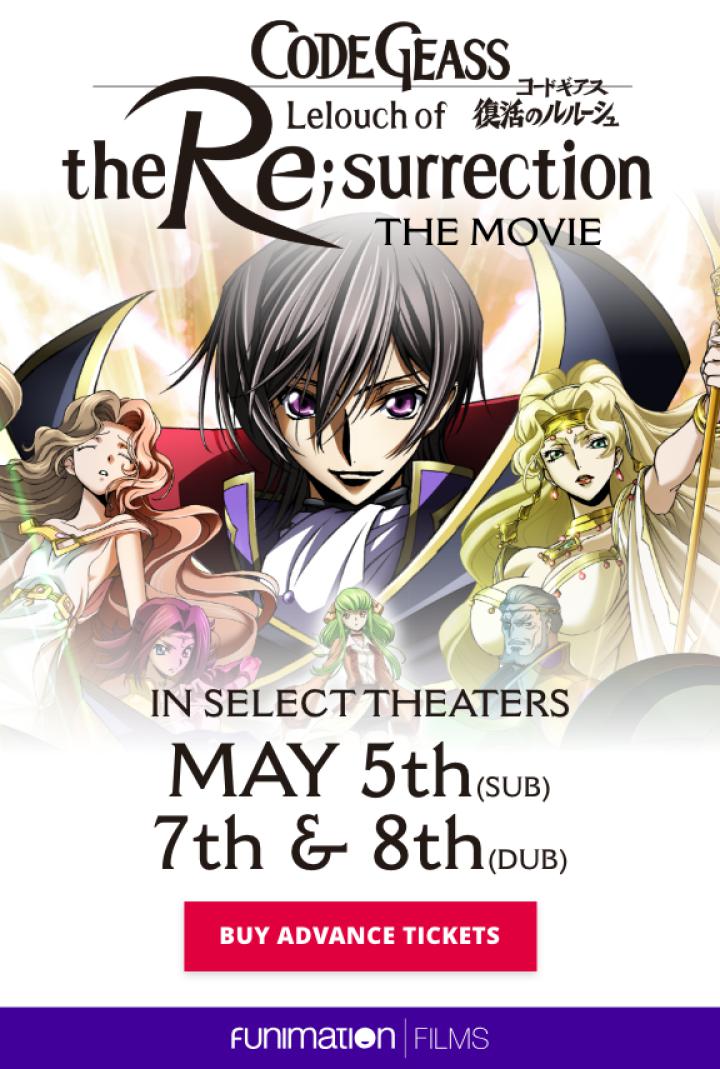 Code Geass Lelouch Of The Re Surrection The Movie Laemmle Com