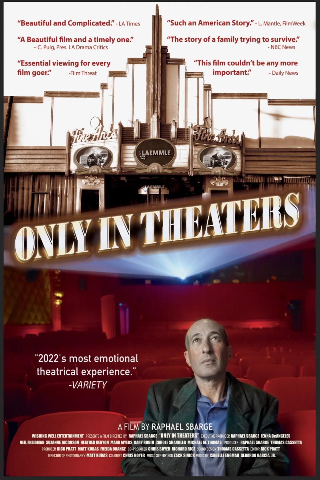 Only in Theaters - Laemmle.com