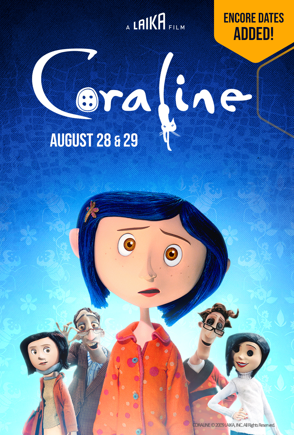 Coraline 15th Anniversary 3D - Laemmle.com